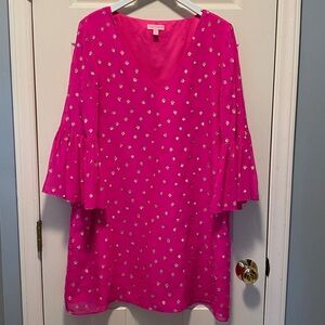 Lilly Pulitzer Caroline Silk Tunic Dress EUC